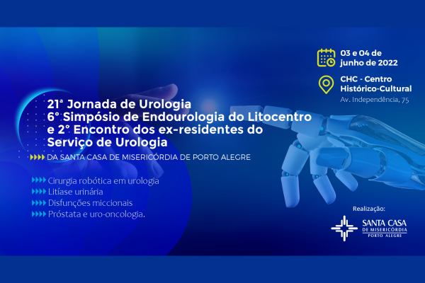 Santa Casa promove 21º Jornada de Urologia com especialistas de relevância nacional e internacional