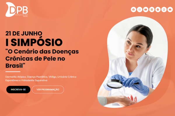 “O Cenário das Doenças Crônicas de Pele no Brasil” ocorre em 21 de junho