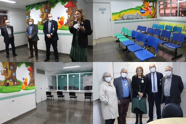 Reinaugurado o Ambulatório de Marcação de Consultas de Especialidades do Hospital Criança Conceição