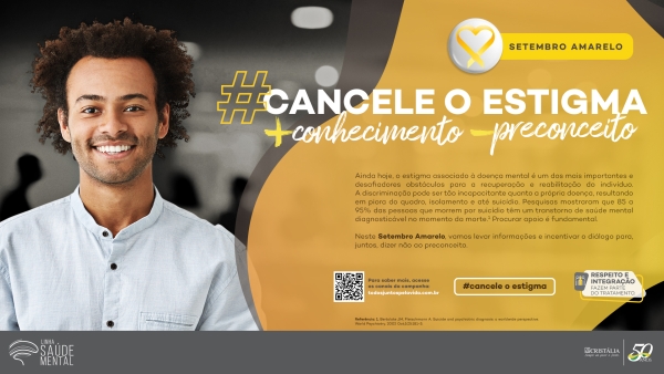 Triunfo Sudler Brasil assina campanha de Cristália em alusão ao Setembro Amarelo-