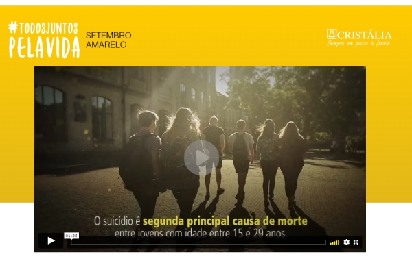 Triunfo Sudler Brasil assina campanha de Cristália em alusão ao Setembro Amarelo