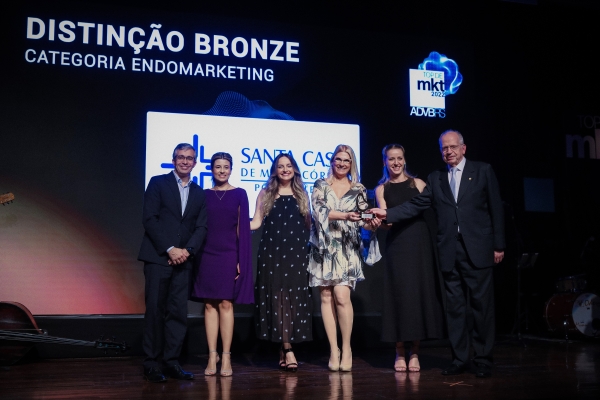 Santa Casa de Porto Alegre é reconhecida entre os três melhores projetos do prêmio Top de Marketing 2022