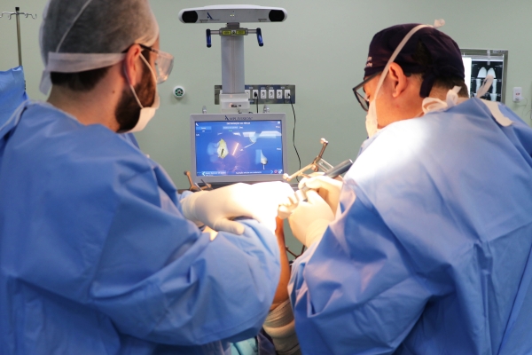 Sistema de navegação cirúrgica estreia na Ortopedia do HSVP