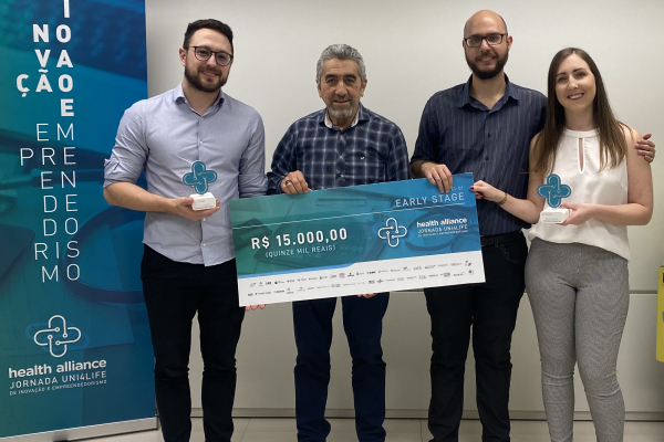 Diretoria da Unicred Porto Alegre recebe Startups vencedoras do Health Alliance