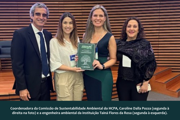 HCPA é destaque no Prêmio Amigo do Meio Ambiente em São Paulo