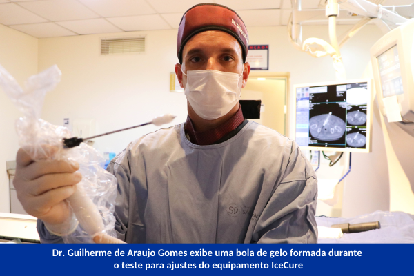 HSVP de Passo Fundo realiza procedimento inédito no Brasil de Crioablação de Tumor Ósseo