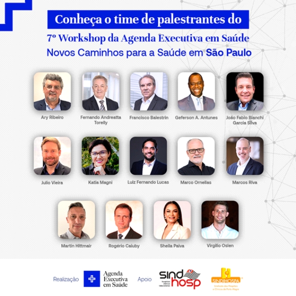 São Paulo sediará no dia 12 de abril a 7º edição do Workshop Novos Caminhos para a Saúde--
