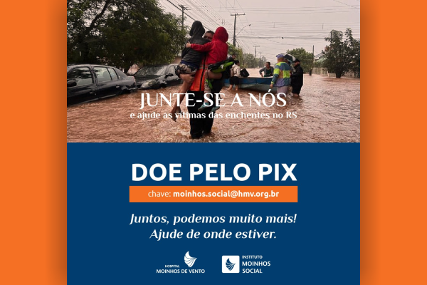 Instituto Moinhos Social recolhe doações para vítimas das enchentes no RS