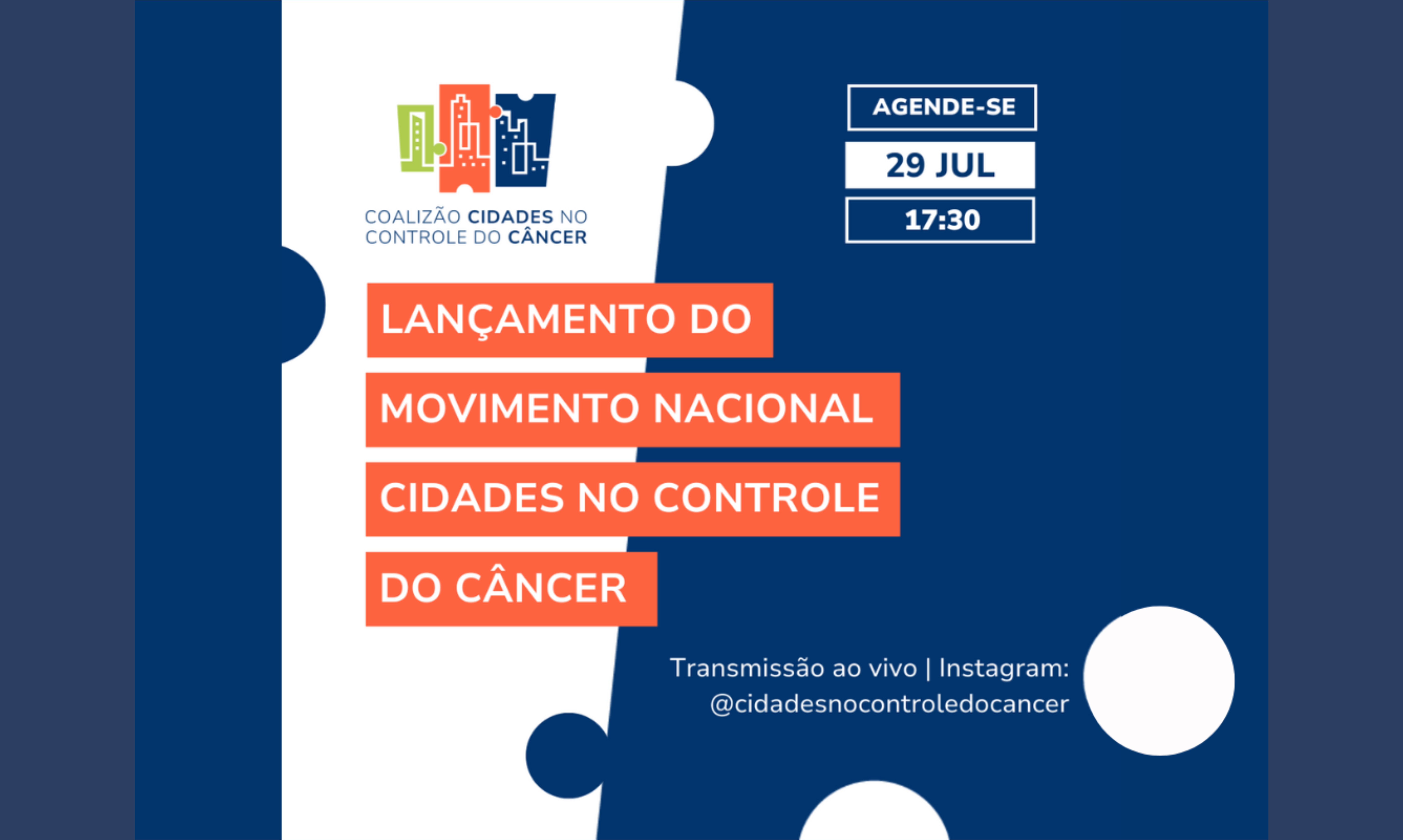 Organizações da área de saúde lançam Movimento Nacional Cidades no Controle do Câncer