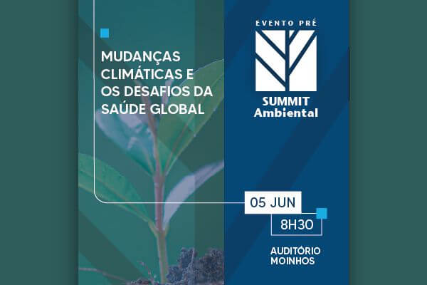 Pré-Summit Ambiental do Hospital Moinhos de Vento abordará mudanças climáticas e desafios da saúde global