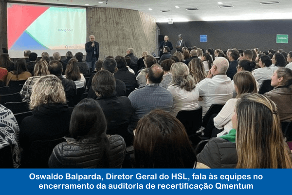 Hospital São Lucas da PUCRS é recertificado com selo QMentum Diamond