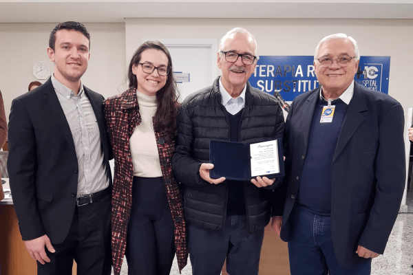 Hospital de Clínicas homenageia o Deputado Federal Pedro Westphalen