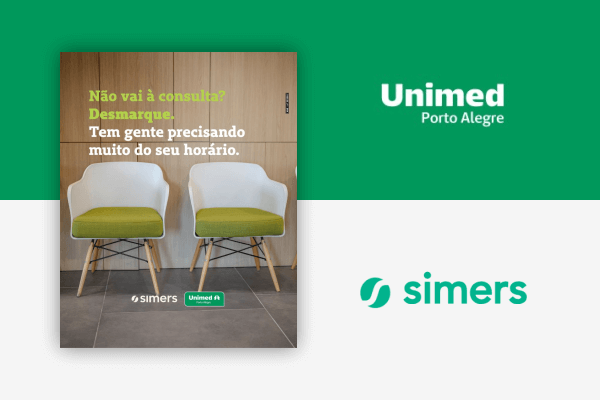 Unimed Porto Alegre e Simers lançam campanha de conscientização sobre o não comparecimento em consultas agendadas