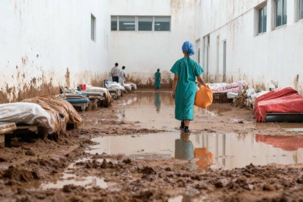1 em cada 12 hospitais do mundo tem risco de paralisação por causas relacionadas ao clima