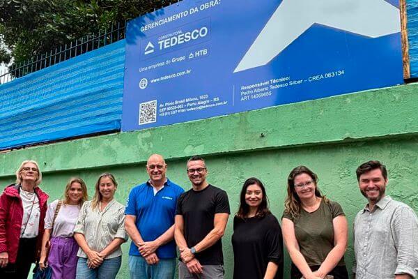 CONSTRUTORA TEDESCO apoia construção da Escola dos Sonhos da Aldeia da Fraternidade
