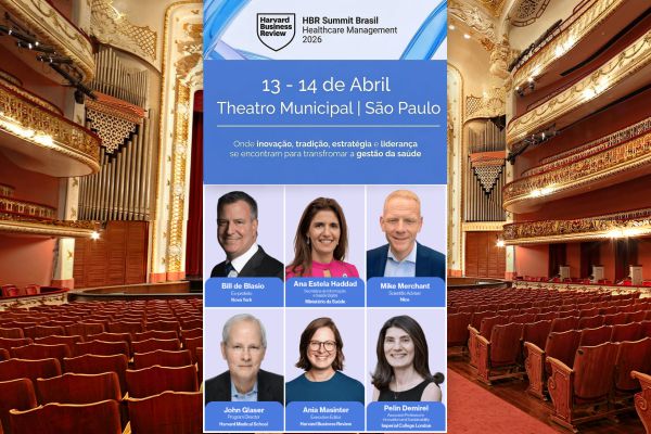 HBR Summit Brasil 2026 reúne líderes globais da saúde em São Paulo com presença de Bill de Blasio=